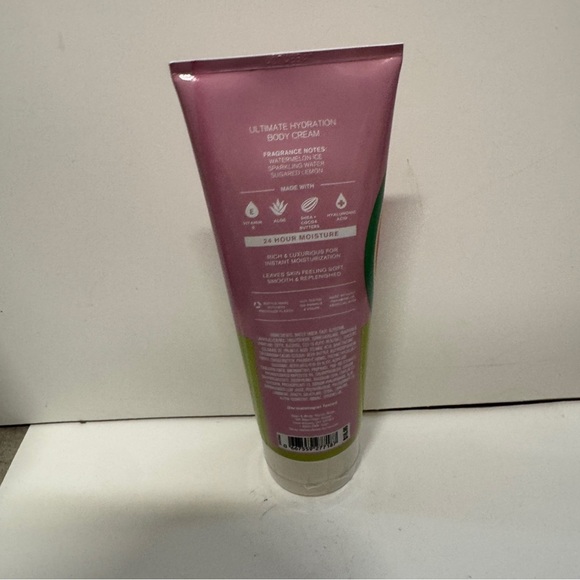 Bath and Body Work Watermelon Lemonade Ultimate Hydration Body Cream 8 OZ - Picture 3 of 3